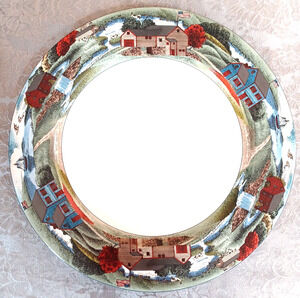 Pioneer Bay E203 Epoch Exclusives Large 13" Dinner Plate Platter Americana